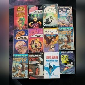 (Lot Of 12) Assorted ANDRE NORTON Sci-fi Collection Vintage Paperback Books 50s